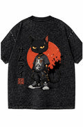 CURSED apparel custom washed T