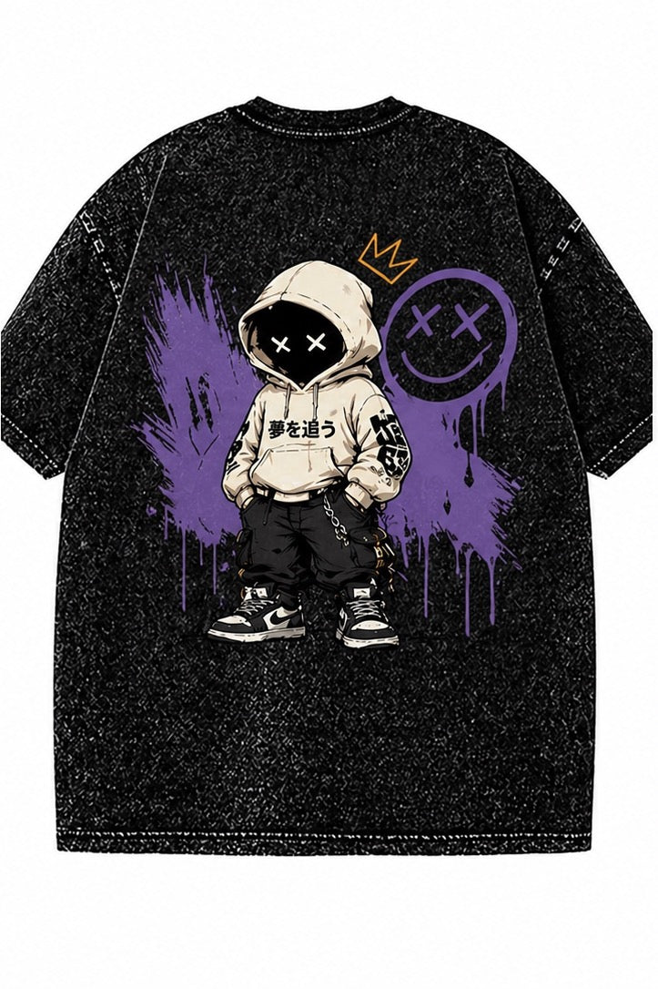 CURSED apparel custom washed T