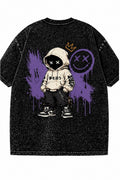 CURSED apparel custom washed T