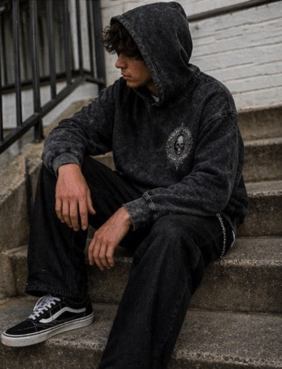 Cursed apparel washed Hoodie