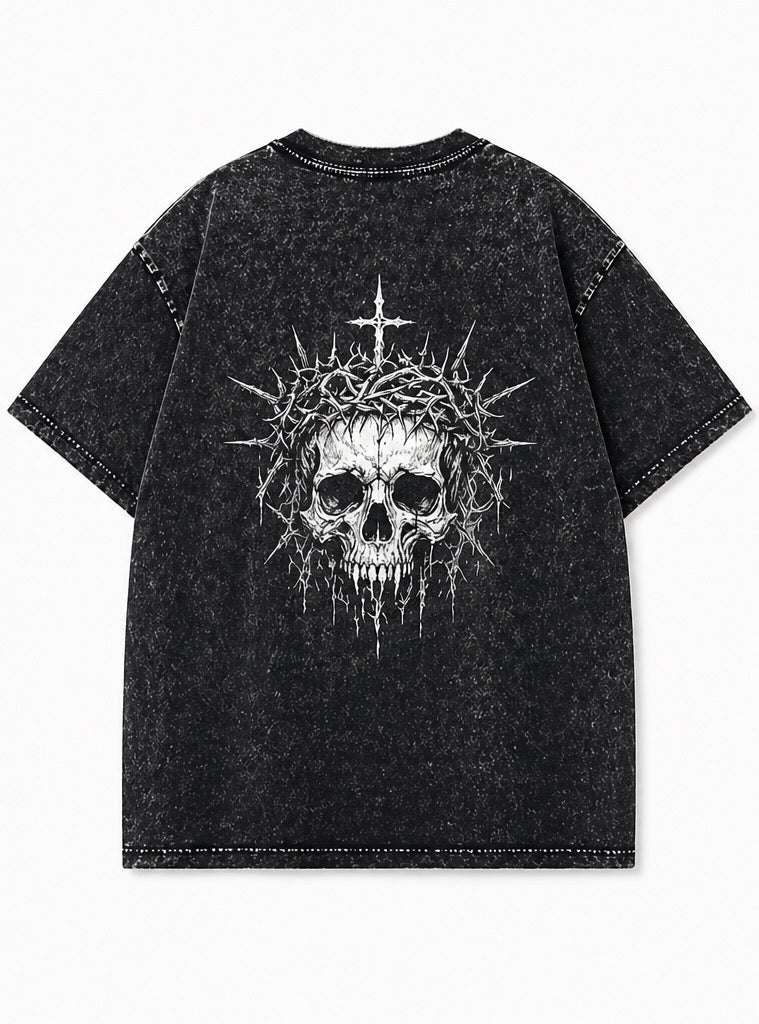 CURSED Apparel custom washed T