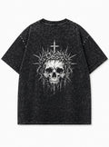 CURSED Apparel custom washed T