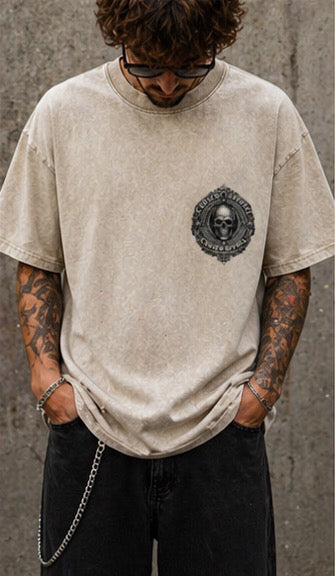 CURSED apparel washed T-shirt