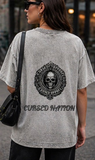 CURSED apparel Washed T-shirt