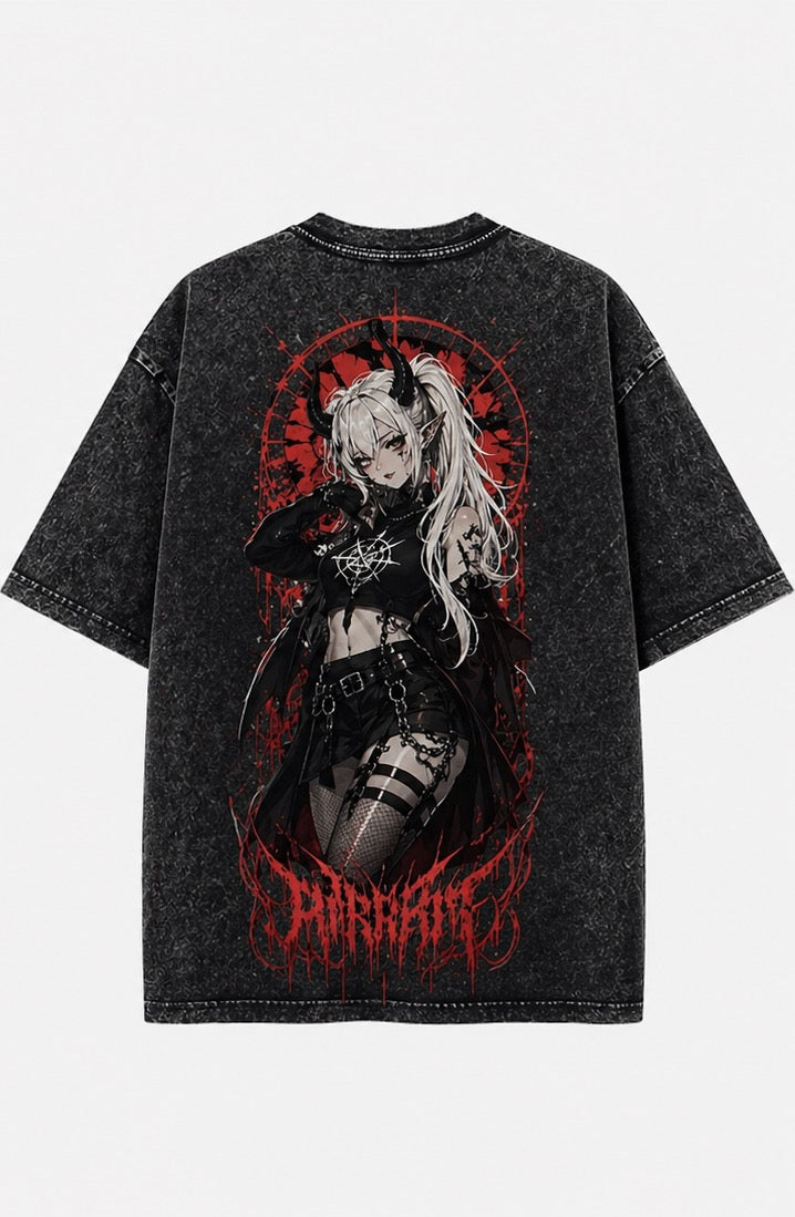 CURSED Apparel custom washed T