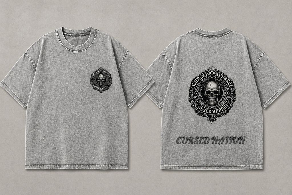 CURSED apparel Washed T-shirt