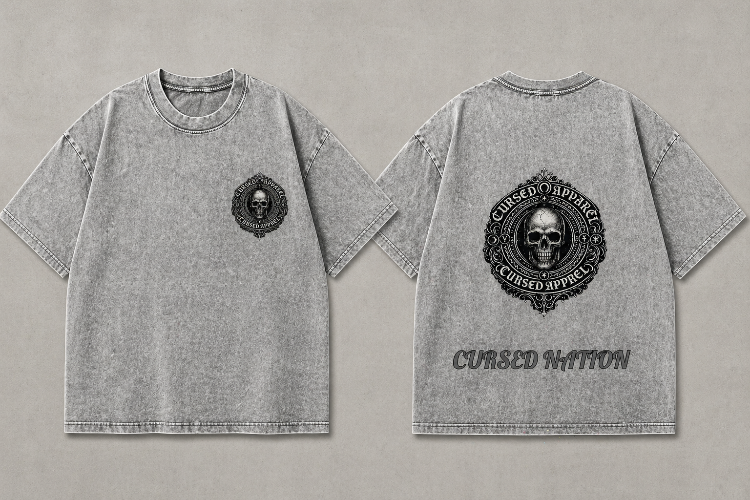 CURSED apparel Washed T-shirt