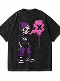 CURSED apparel custom washed T