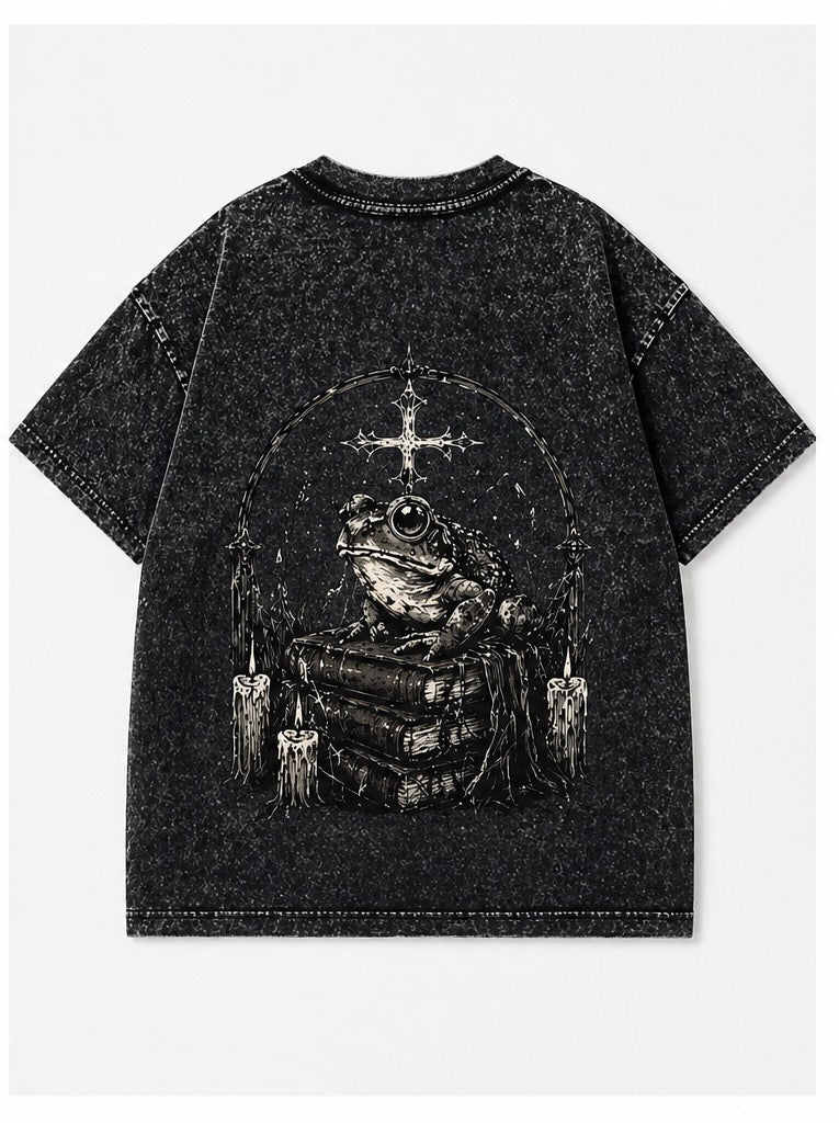 CURSED Apparel custom washed T