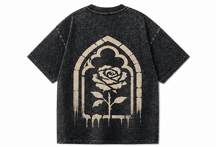 CURSED Apparel custom washed T