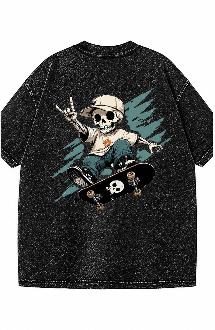 CURSED apparel custom washed T
