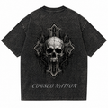 Cursed Apparel custom washed T