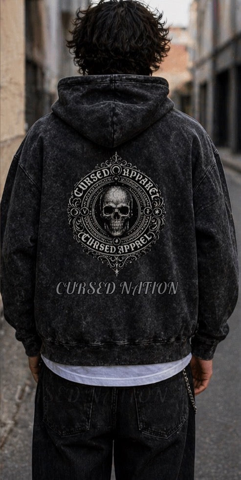 Cursed apparel washed Hoodie