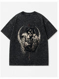 CURSED Apparel custom washed T