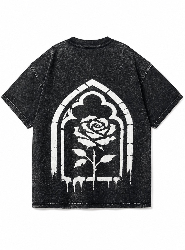 CURSED Apparel custom washed T