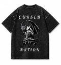 CURSED custom washed T