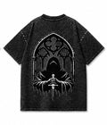 CURSED custom washed T