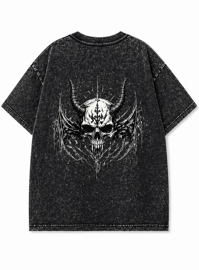 CURSED Apparel custom washed T