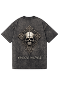 Cursed Apparel custom washed T