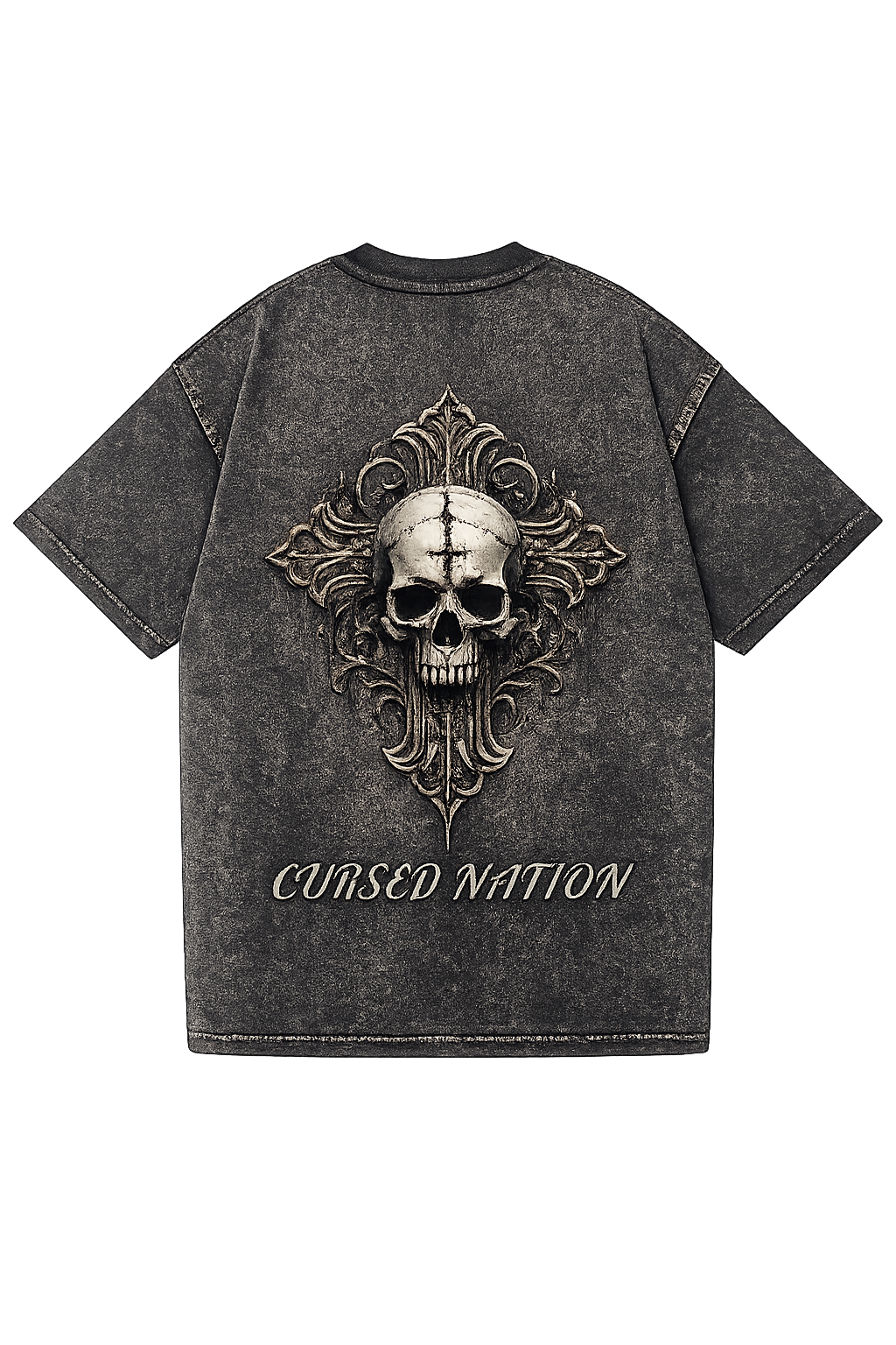 Cursed Apparel custom washed T