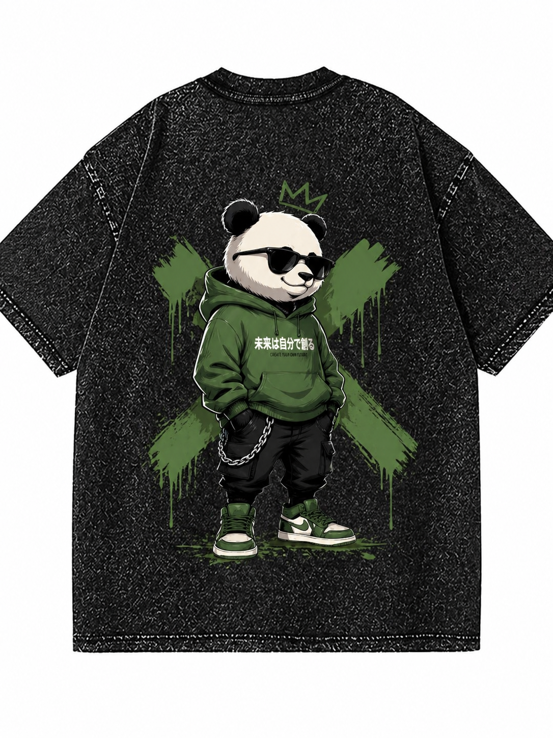 CURSED apparel custom washed T