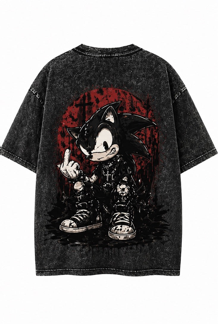 CURSED Apparel custom washed T