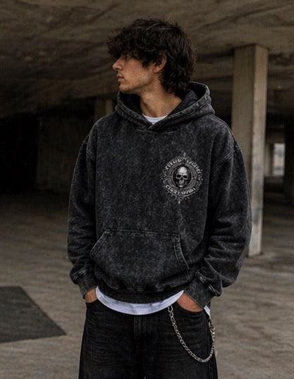 Cursed apparel washed Hoodie