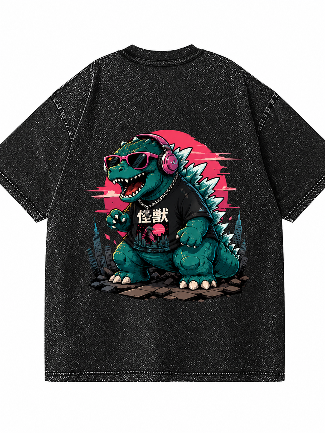 CURSED apparel custom washed T