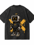 CURSED apparel custom washed T