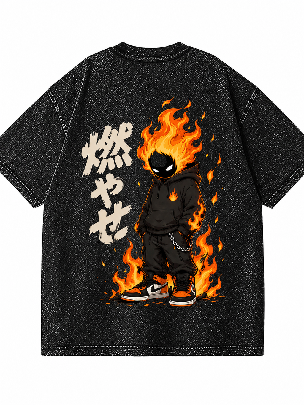 CURSED apparel custom washed T