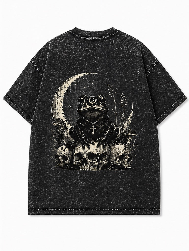 CURSED Apparel custom washed T