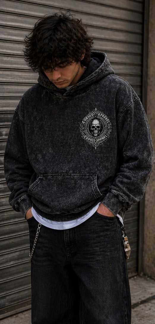 Cursed apparel washed Hoodie