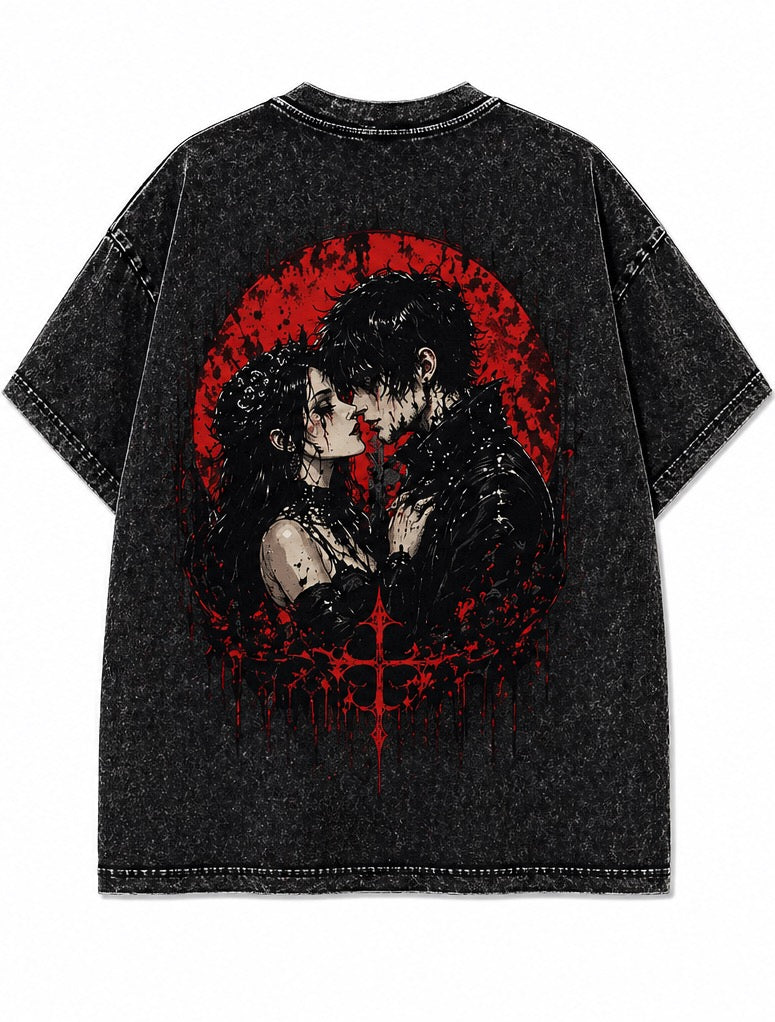 CURSED Apparel custom washed T