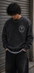 Washed Cursed Apparel Long sleeve