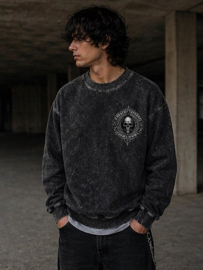 Washed Cursed Apparel Long sleeve