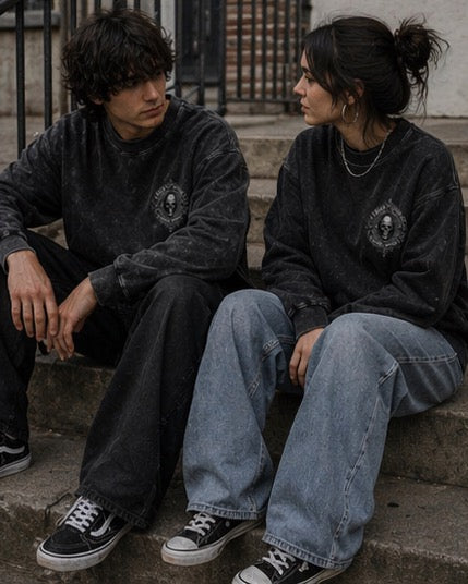 Washed Cursed Apparel Long sleeve